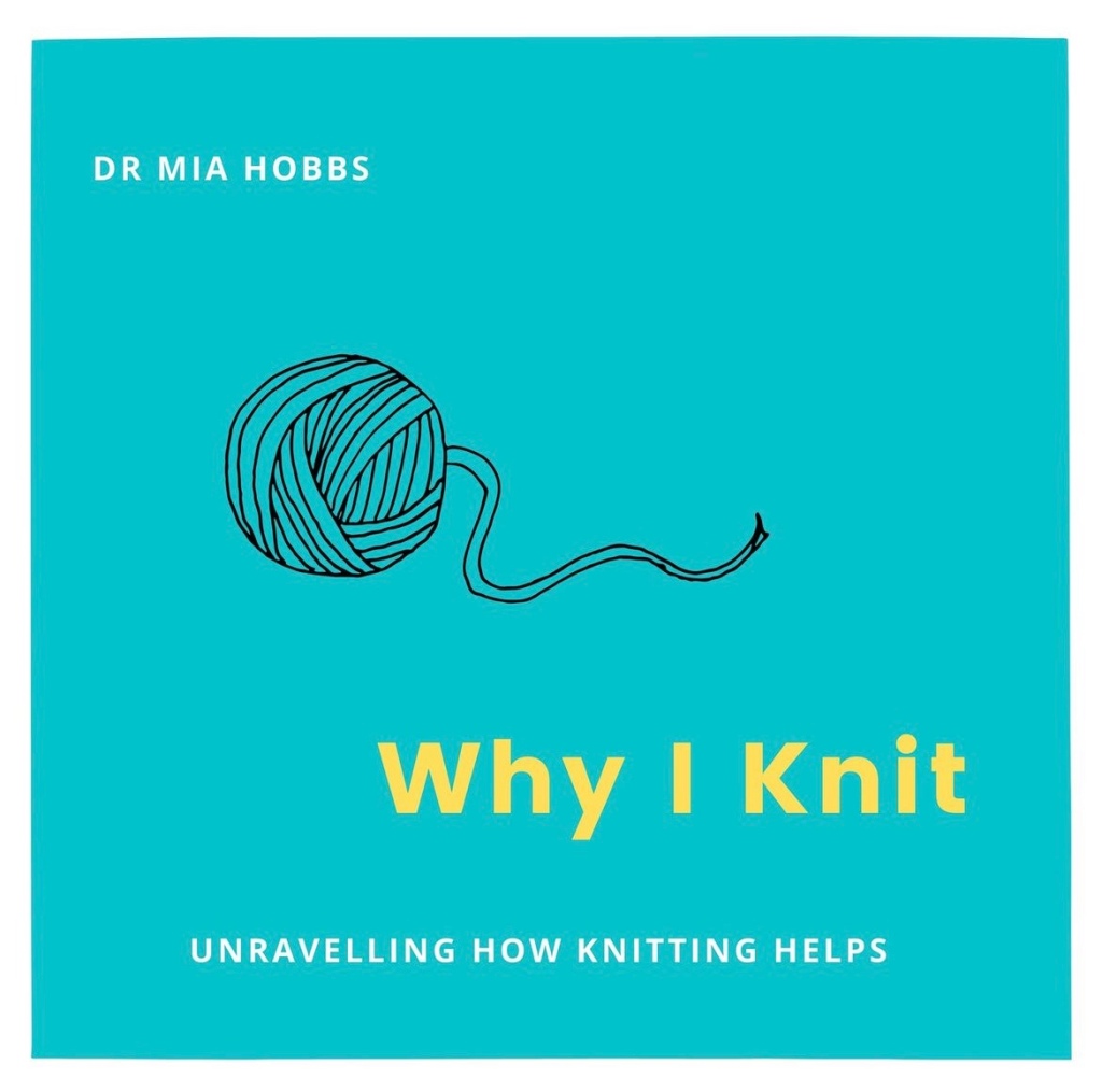 Logo for the Why I Knit Podcast